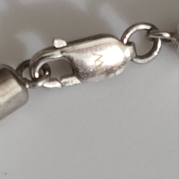 925 sterling designer woven mesh necklace iridescent WV Silver unique Anthro ? - Picture 11 of 15